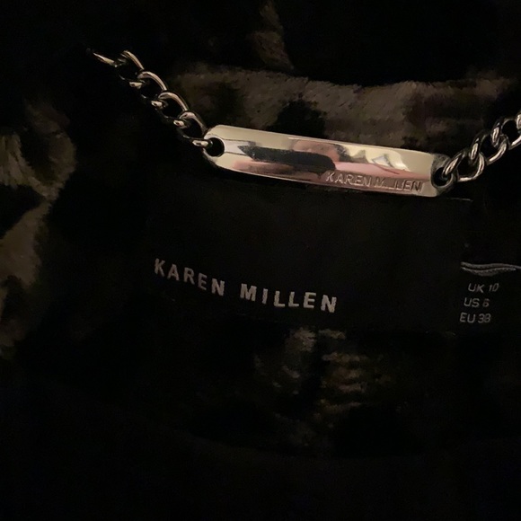 Karen Millen Ultimate Leopard Coat Sz 6 US, EU 38 - Picture 3 of 11